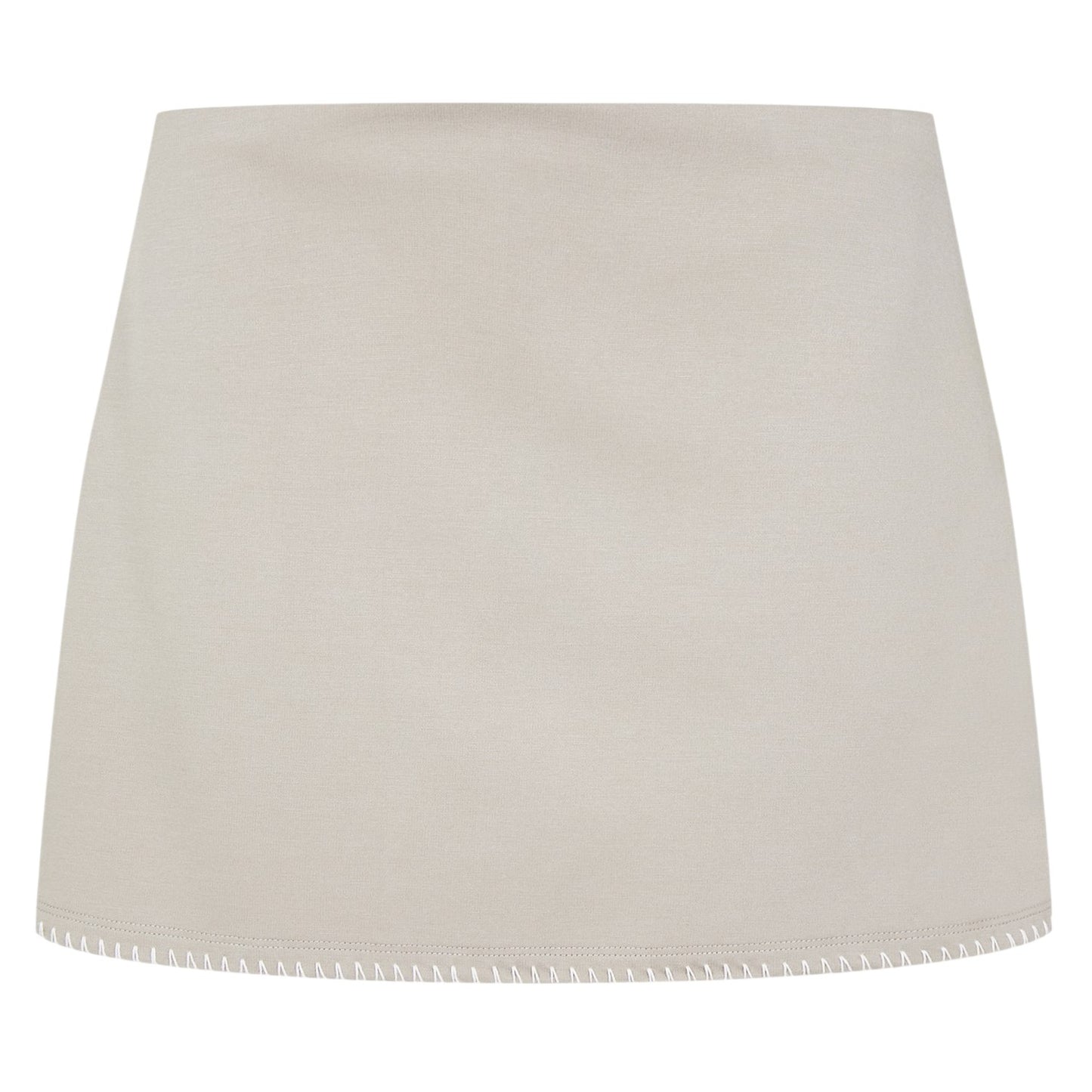 Taupe - Back - Jack Wills Womens-Ladies Stretch Mini Relaxed Fit Skort