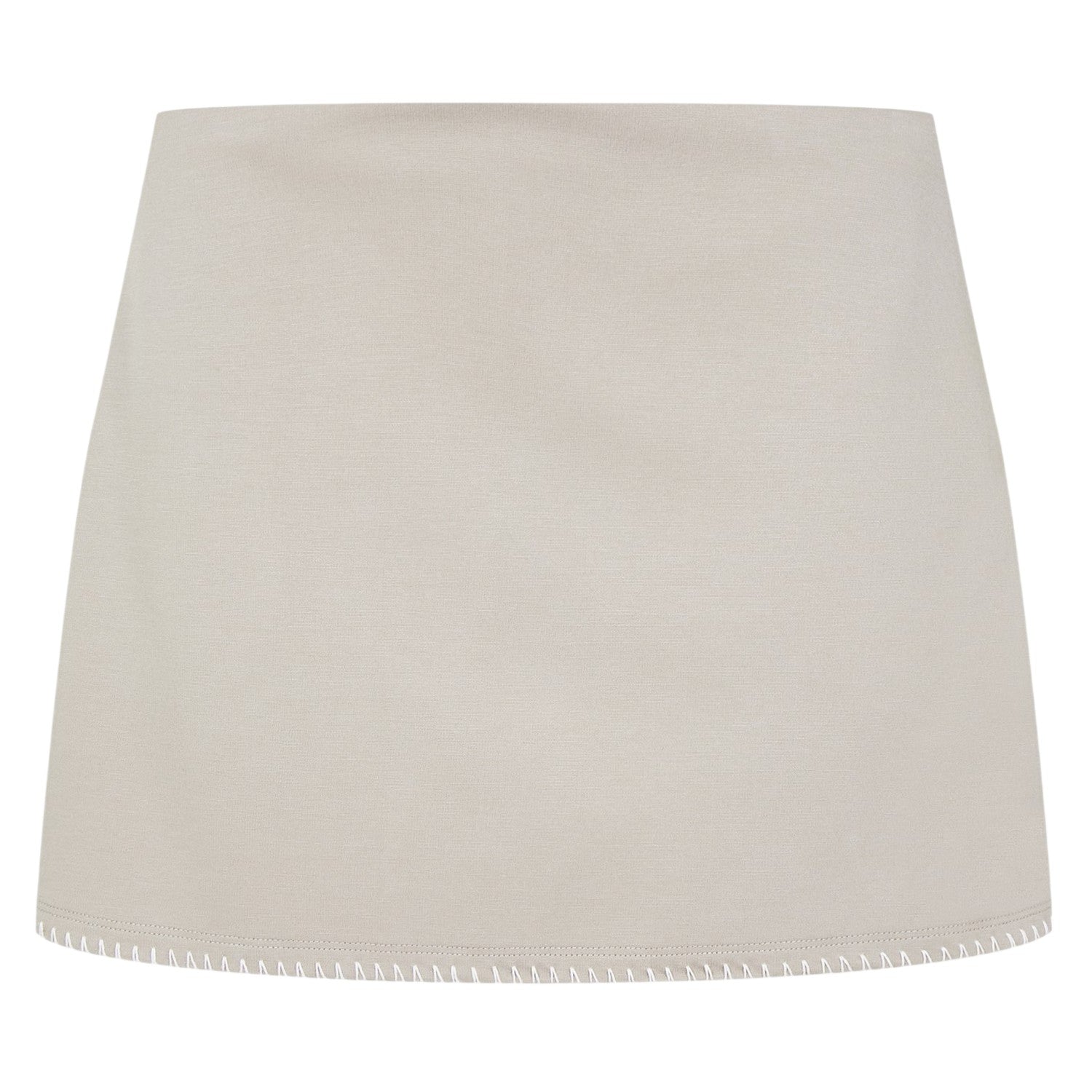 Taupe - Back - Jack Wills Womens-Ladies Stretch Mini Relaxed Fit Skort