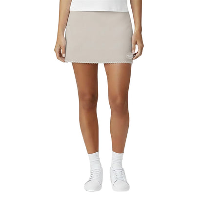 Taupe - Side - Jack Wills Womens-Ladies Stretch Mini Relaxed Fit Skort