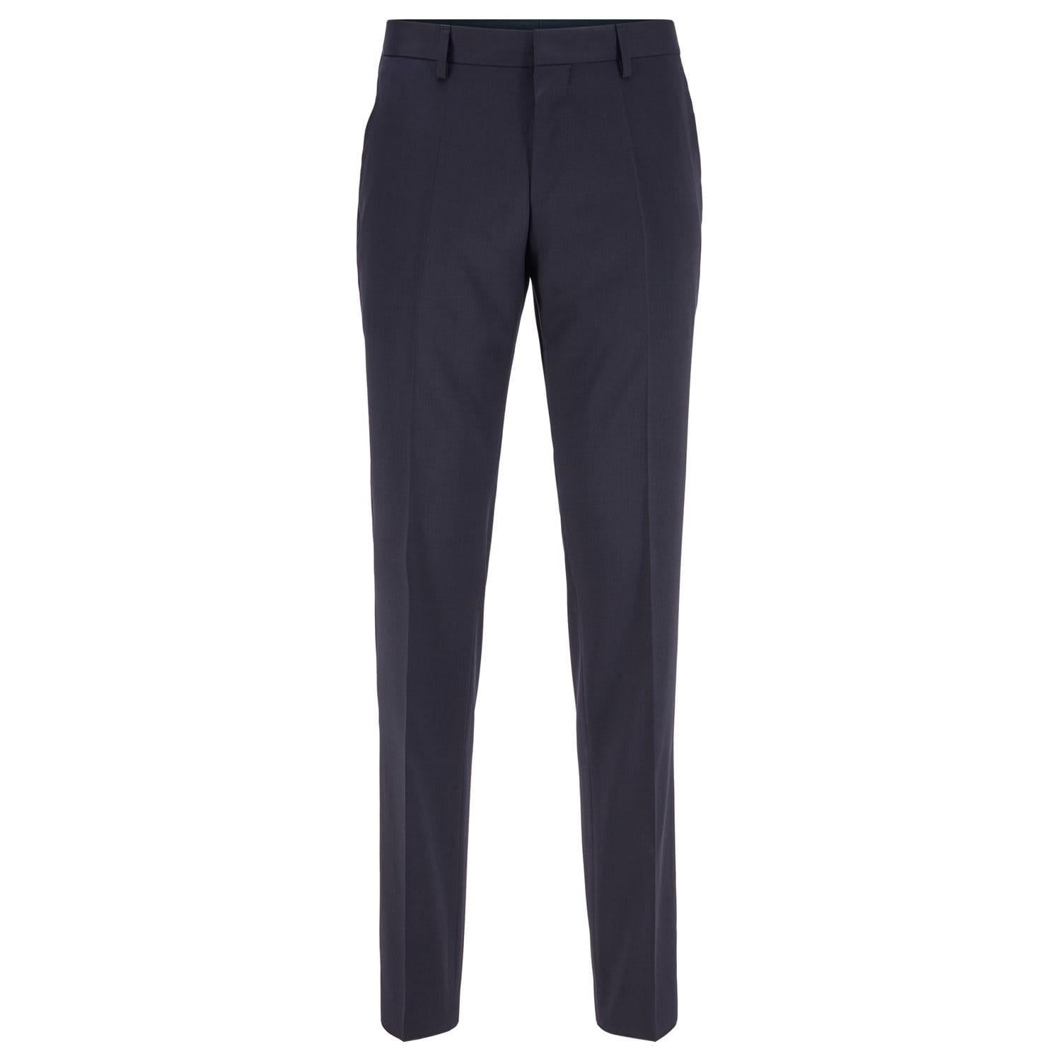Dark Blue - Front - Boss Mens Gibson Trousers