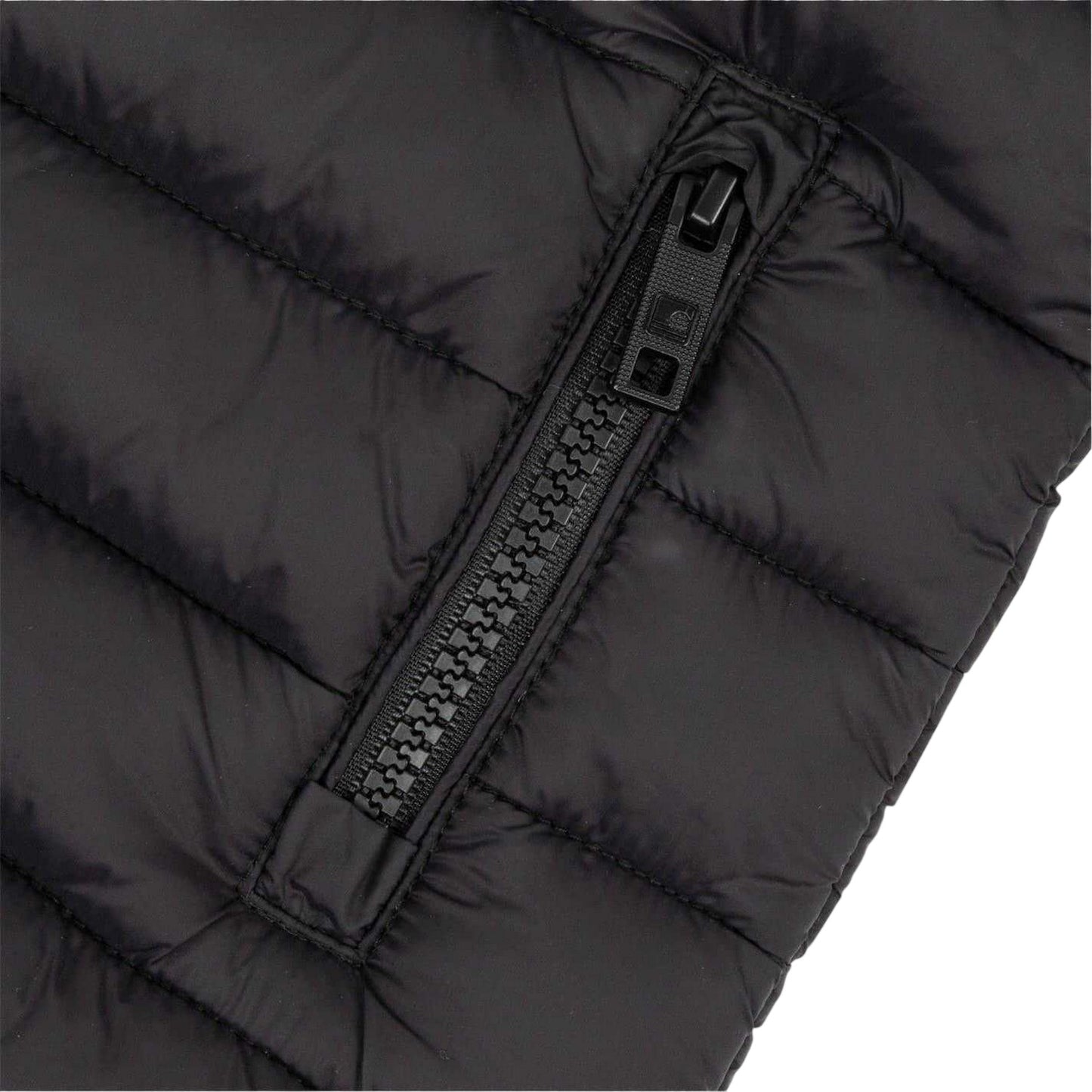 Black - Side - SoulCal Baby Girls Bubble Hooded Jacket