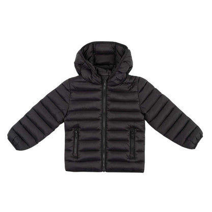 Black - Front - SoulCal Baby Girls Bubble Hooded Jacket