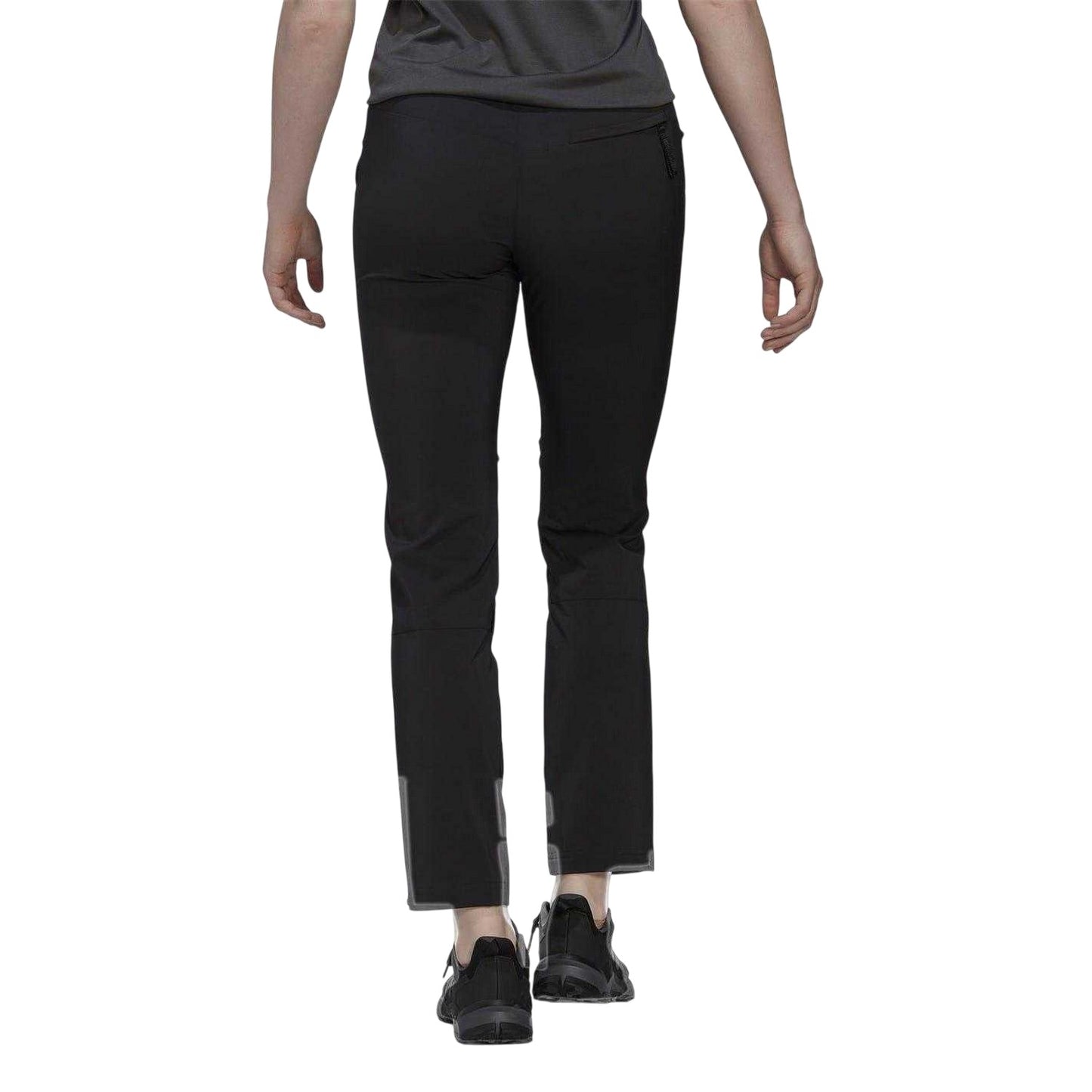 Black - Back - Adidas Womens-Ladies Terrex Woven Hiking Trousers