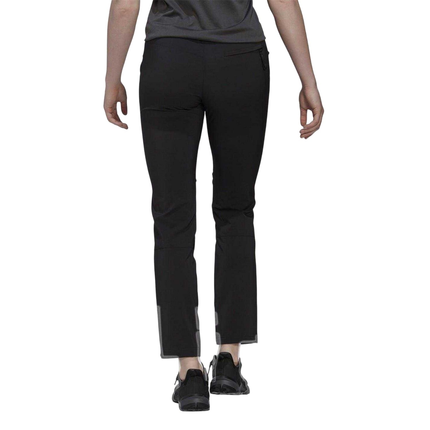 Black - Back - Adidas Womens-Ladies Terrex Woven Hiking Trousers