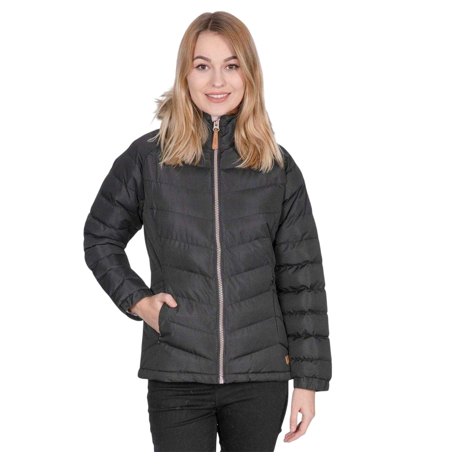 Black - Lifestyle - Trespass Womens-Ladies Nadina Padded Jacket