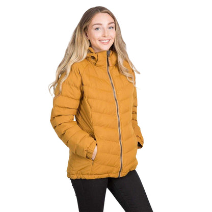 Golden Brown - Lifestyle - Trespass Womens-Ladies Nadina Padded Jacket