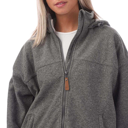 Grey - Side - Trespass Womens-Ladies Rosa Casual Jacket