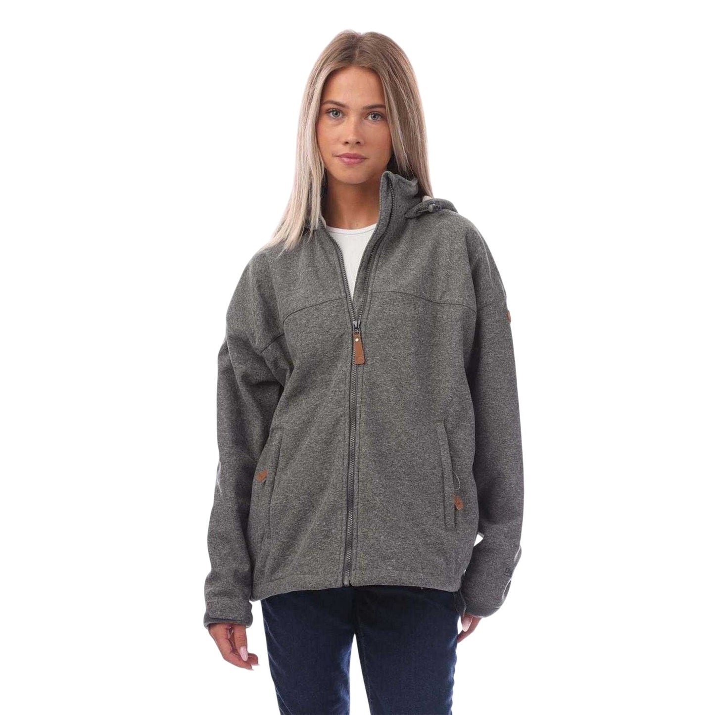 Grey - Front - Trespass Womens-Ladies Rosa Casual Jacket