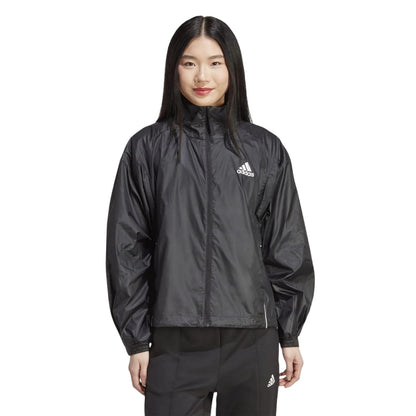 Black - Lifestyle - Adidas Womens-Ladies Traveer WIND RDY Wind Jacket