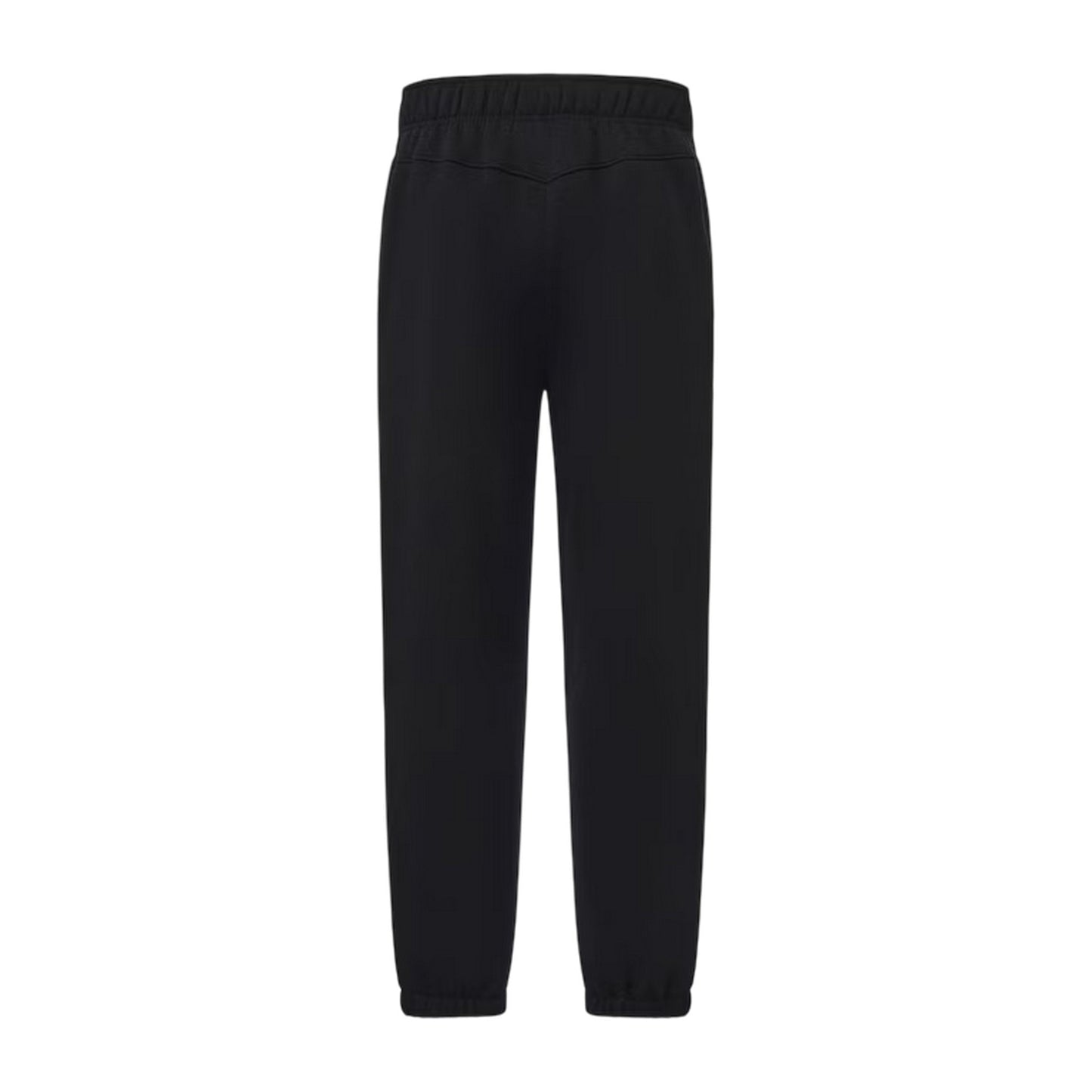 Black - Back - Lonsdale Mens Essential Polyester Blend Joggers