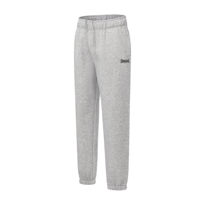 Grey - Side - Lonsdale Mens Essential Polyester Blend Joggers