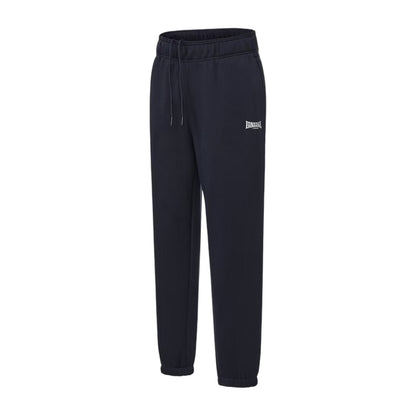 Navy - Side - Lonsdale Mens Essential Polyester Blend Joggers