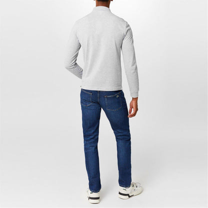 Wash Blue - Side - Lacoste Mens Denim Logo Slim Jeans