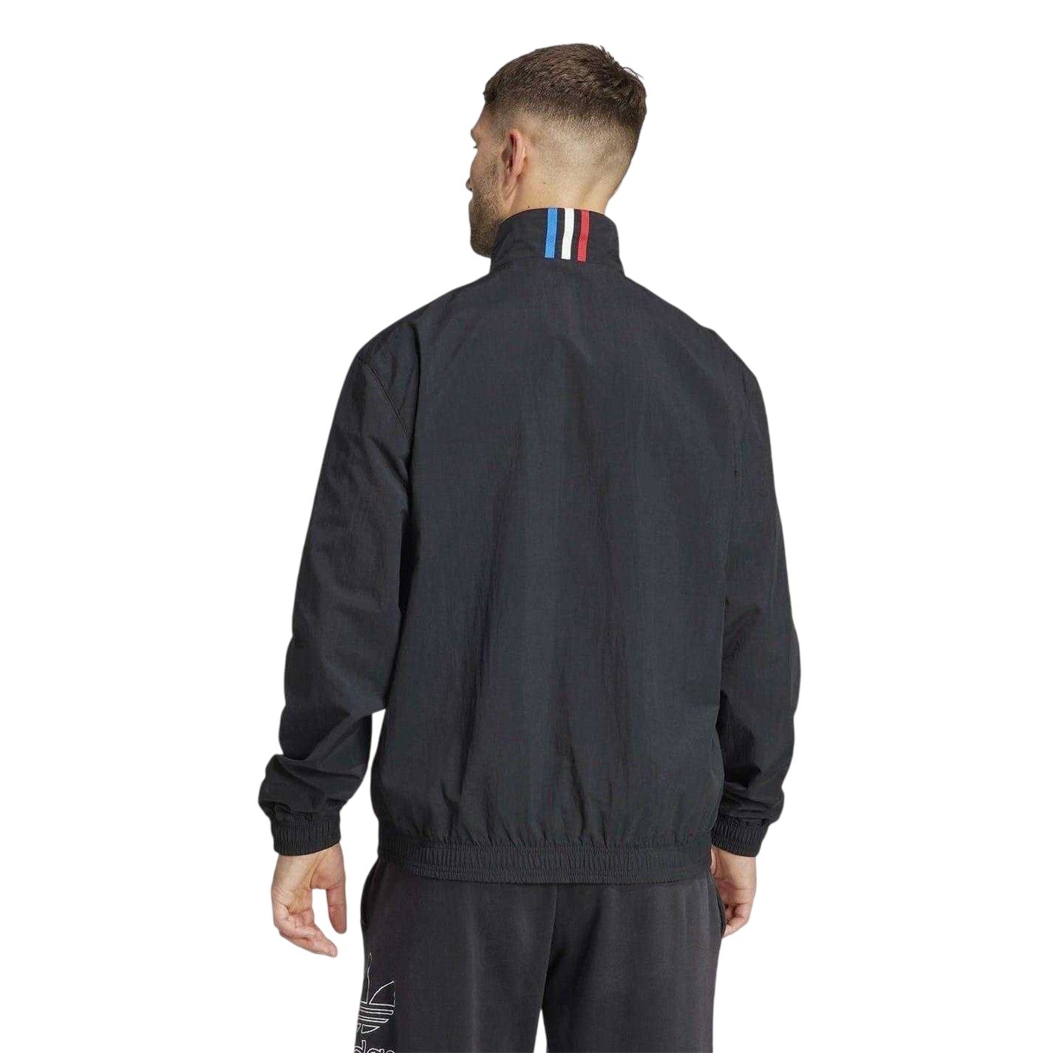 Black Marble - Back - Adidas Mens Manchester United FC Anorak