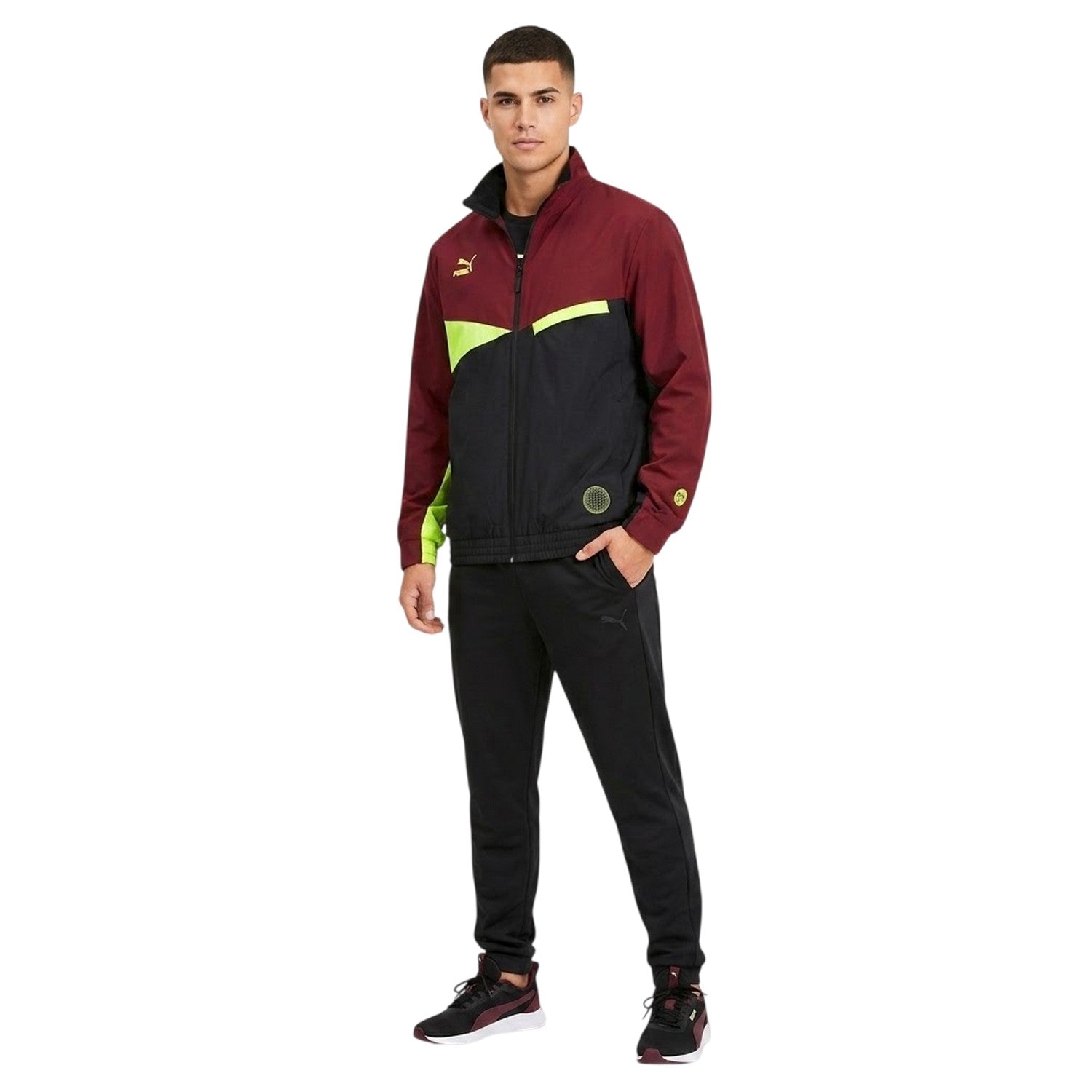 Team Red - Lifestyle - Puma Mens Borussia Dortmund Anorak