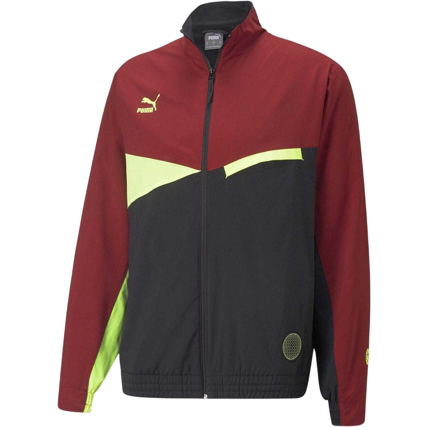Team Red - Front - Puma Mens Borussia Dortmund Anorak