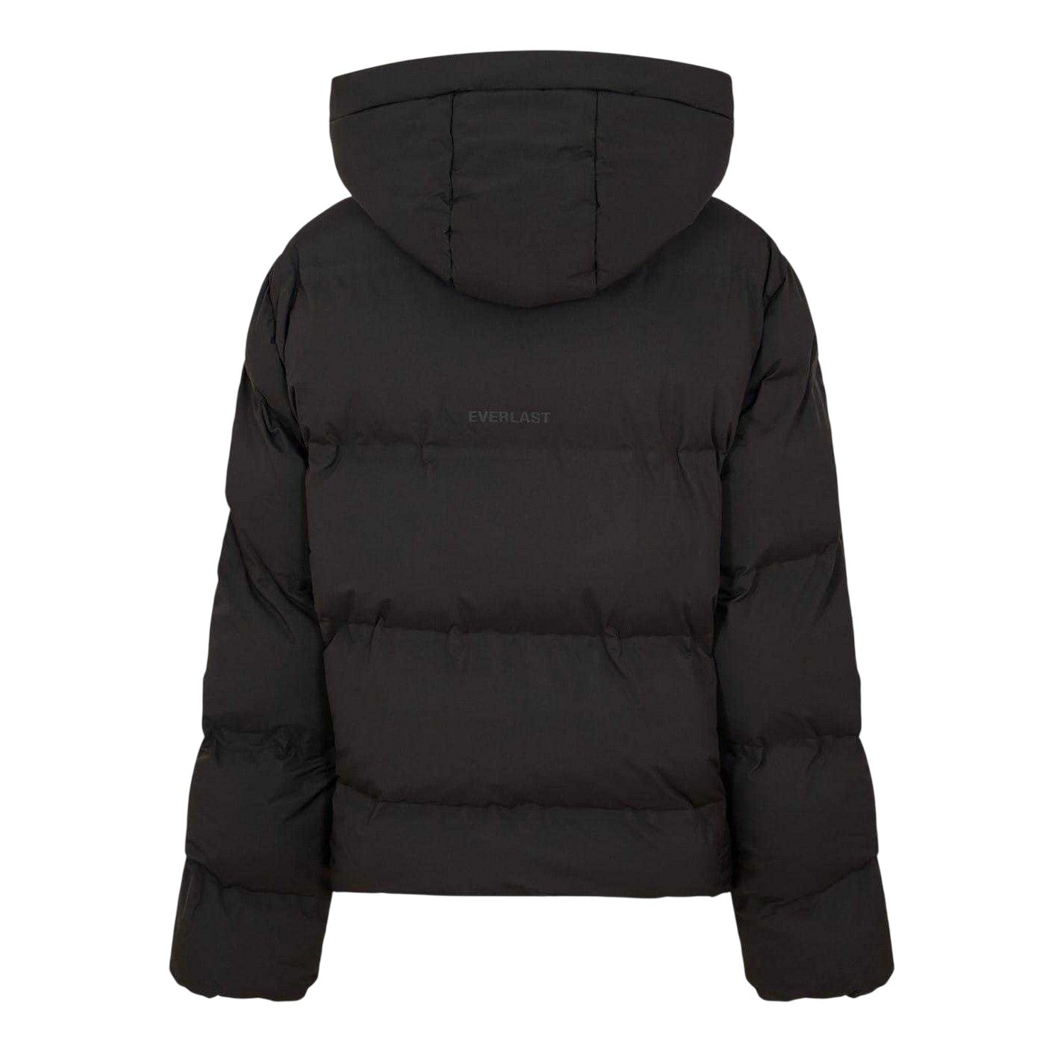Black - Back - Everlast Womens-Ladies Polyester Puffer Jacket