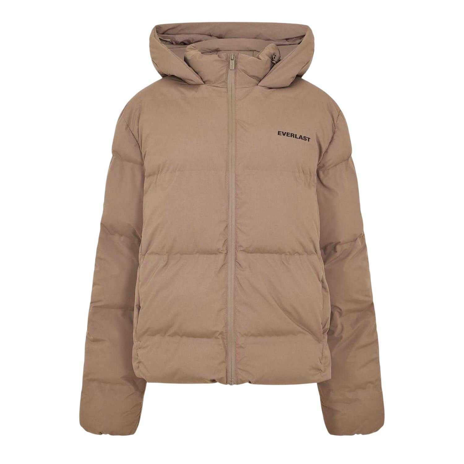 Fawn - Front - Everlast Womens-Ladies Polyester Puffer Jacket