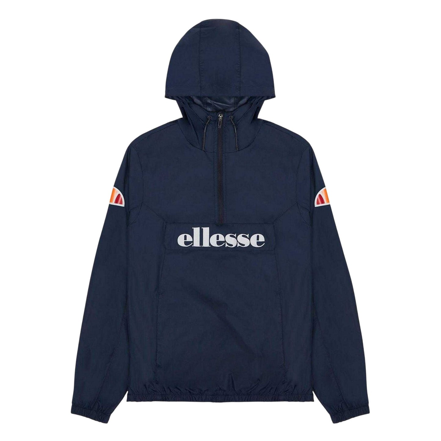Navy - Front - Ellesse Mens Acera Overhead Waterproof Jacket
