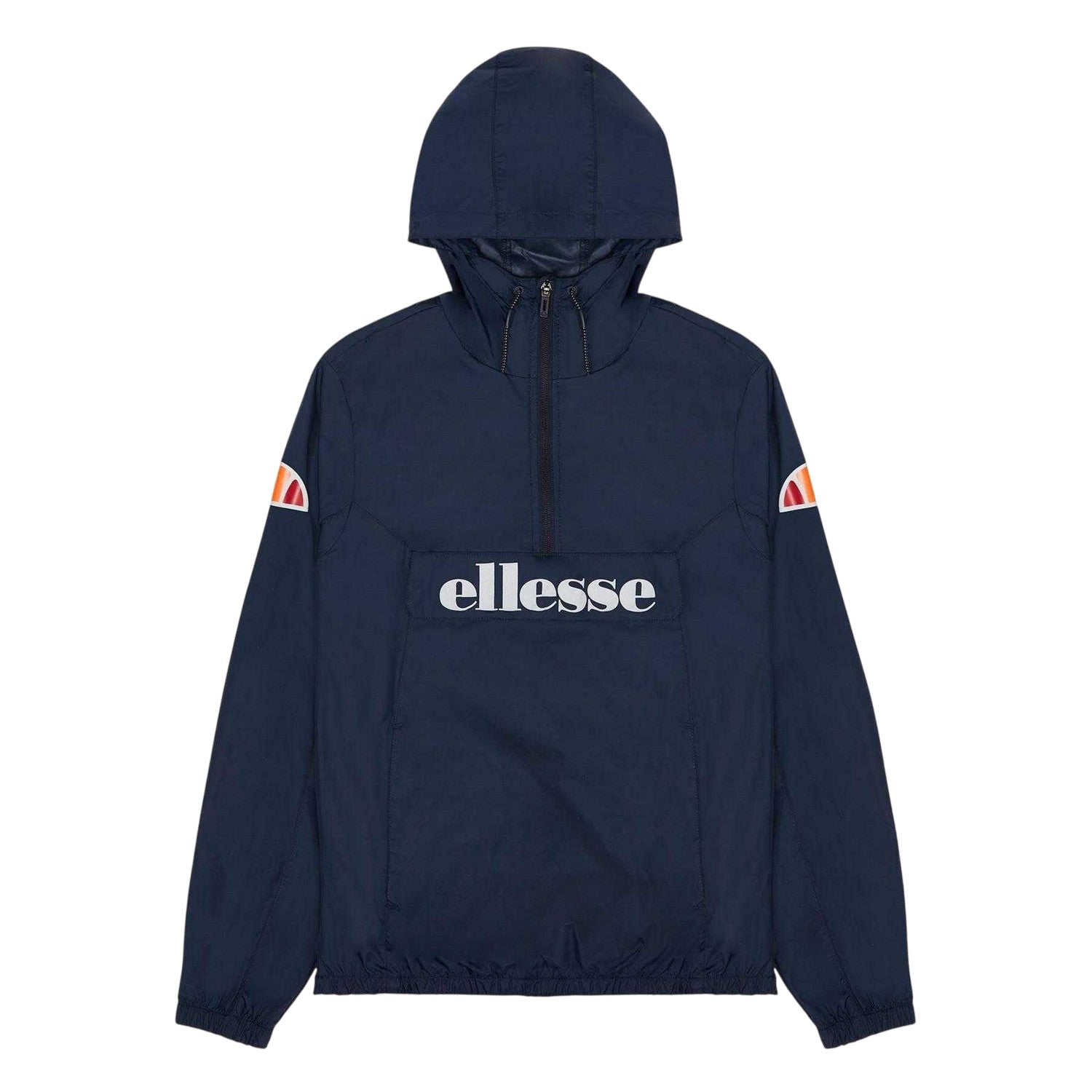 Navy - Front - Ellesse Mens Acera Overhead Waterproof Jacket