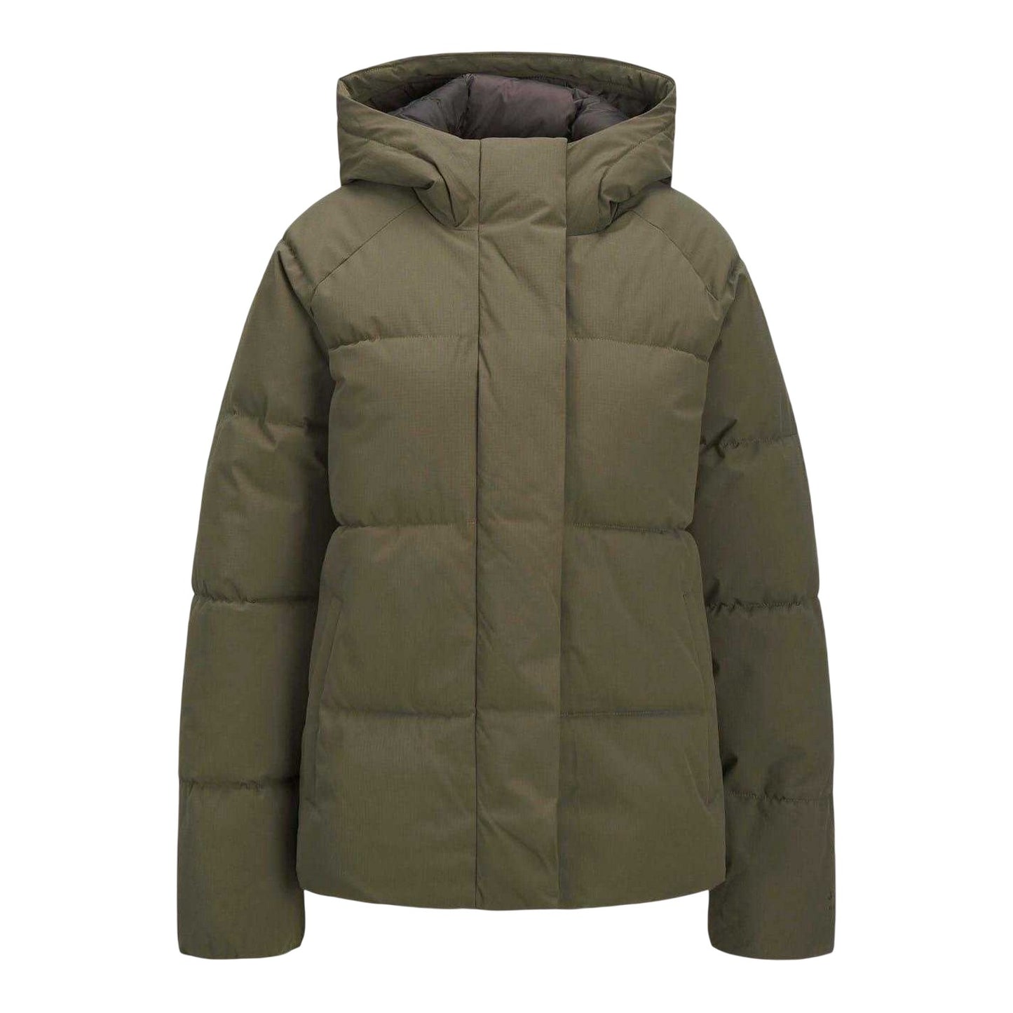 Sea Turtle - Front - JJXX Womens-Ladies Global Hooded Regular Puffer Jacket