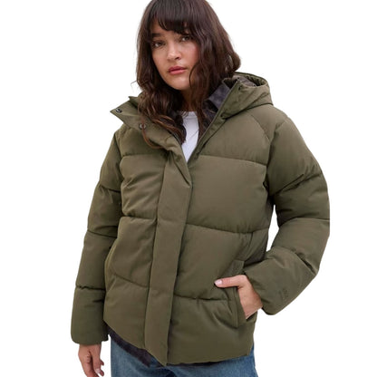 Sea Turtle - Lifestyle - JJXX Womens-Ladies Global Hooded Regular Puffer Jacket
