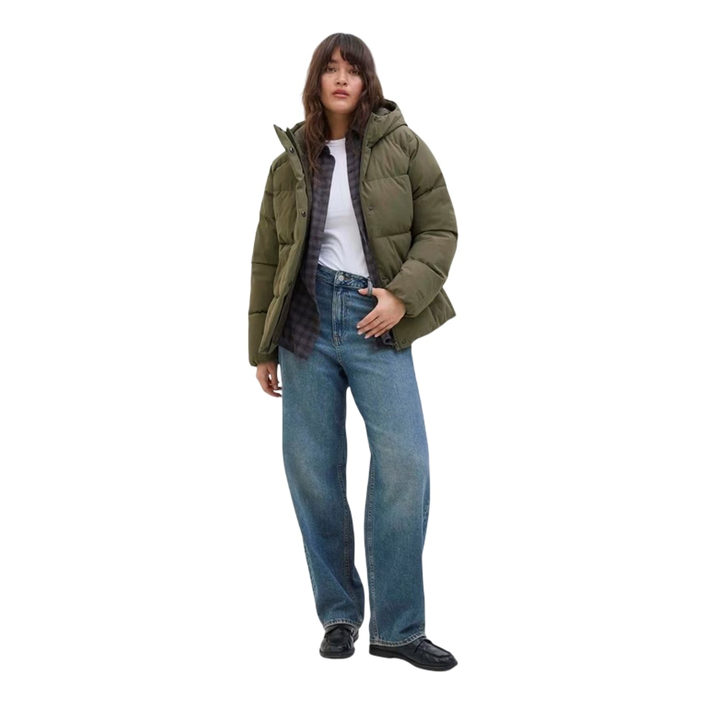 Sea Turtle - Pack Shot - JJXX Womens-Ladies Global Hooded Regular Puffer Jacket