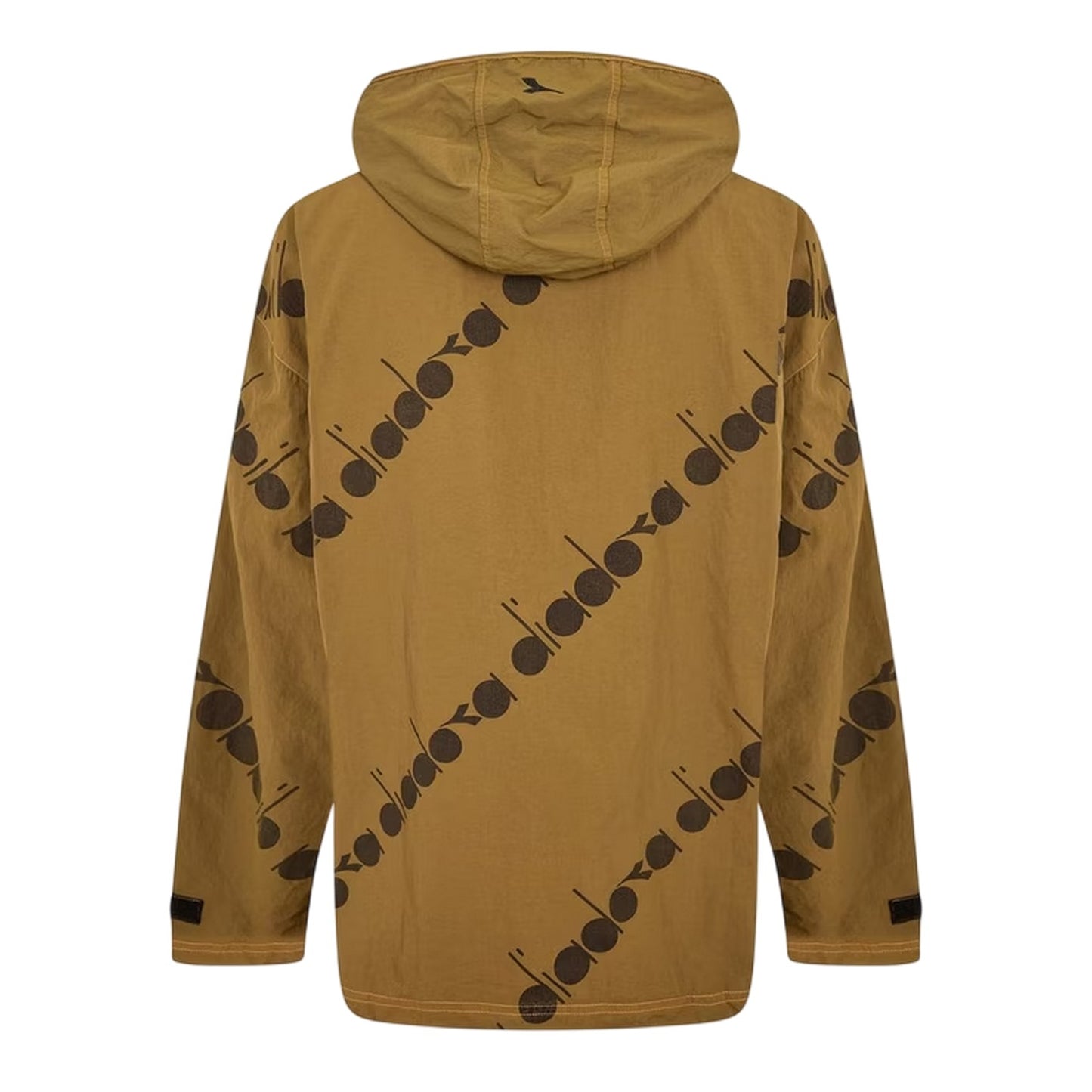 Olive Green - Back - Diadora Mens All Over Logo Anorak