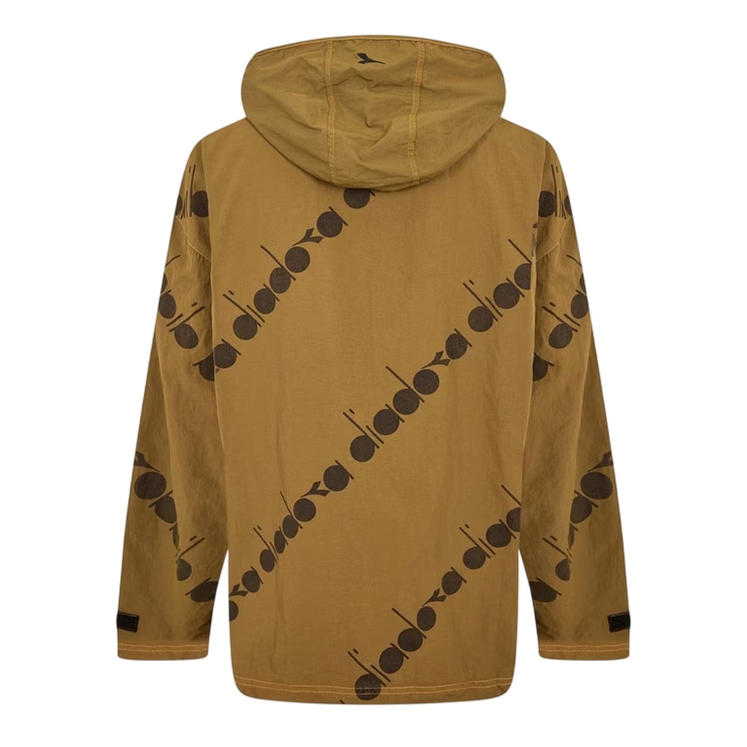 Olive Green - Back - Diadora Mens All Over Logo Anorak