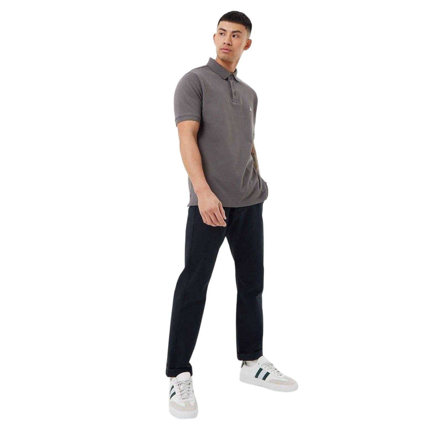 Black - Lifestyle - Jack Wills Mens Chino Plain Slim Trousers