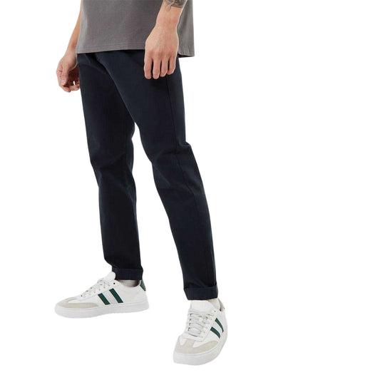 Black - Front - Jack Wills Mens Chino Plain Slim Trousers