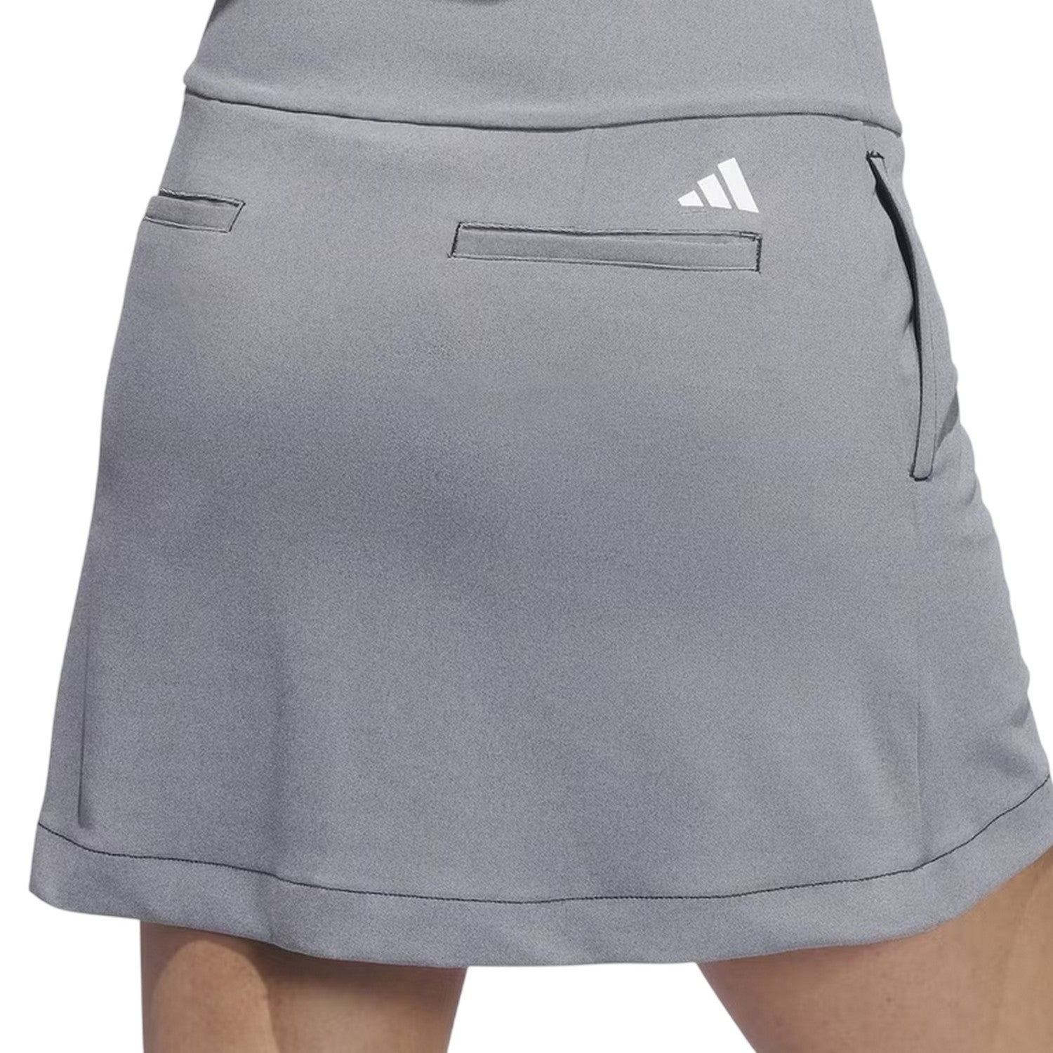 White-Warm Taupe - Back - Adidas Womens-Ladies Ultimate Classic Mini Skort