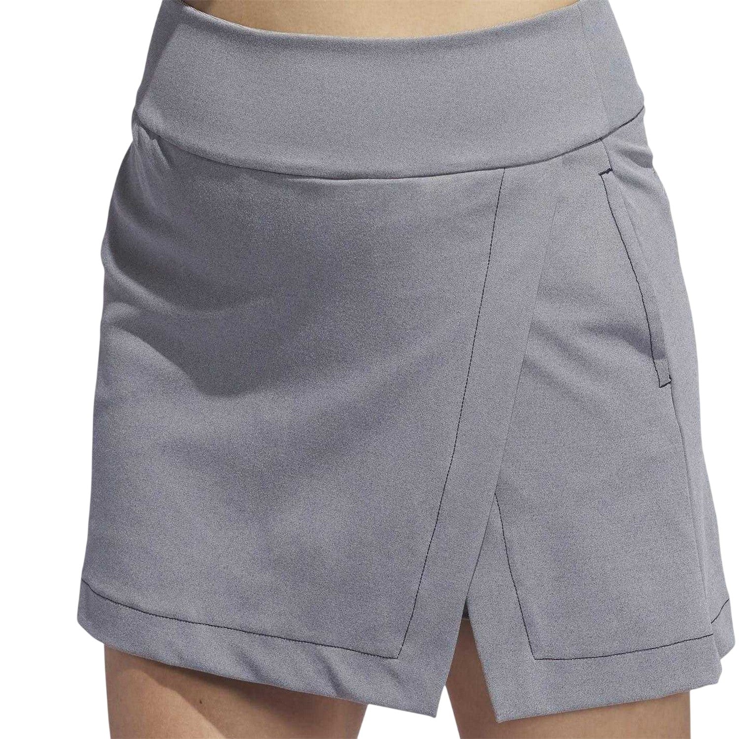 White-Warm Taupe - Front - Adidas Womens-Ladies Ultimate Classic Mini Skort