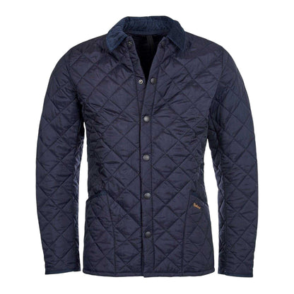 Navy - Front - Barbour Mens Liddesdale Diamond Quilt Jacket