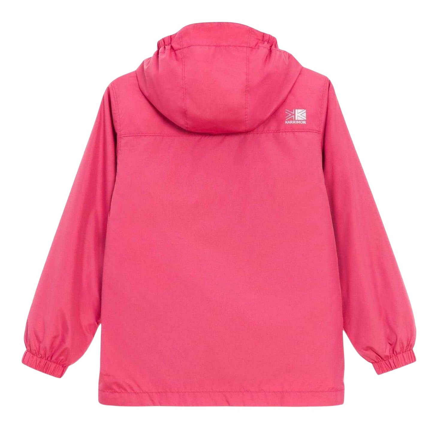 Pink-Black - Back - Karrimor Childrens-Kids Teddy Fur Waterproof Jacket