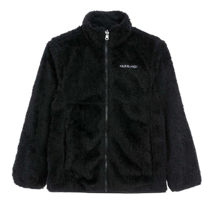 Pink-Black - Side - Karrimor Childrens-Kids Teddy Fur Waterproof Jacket