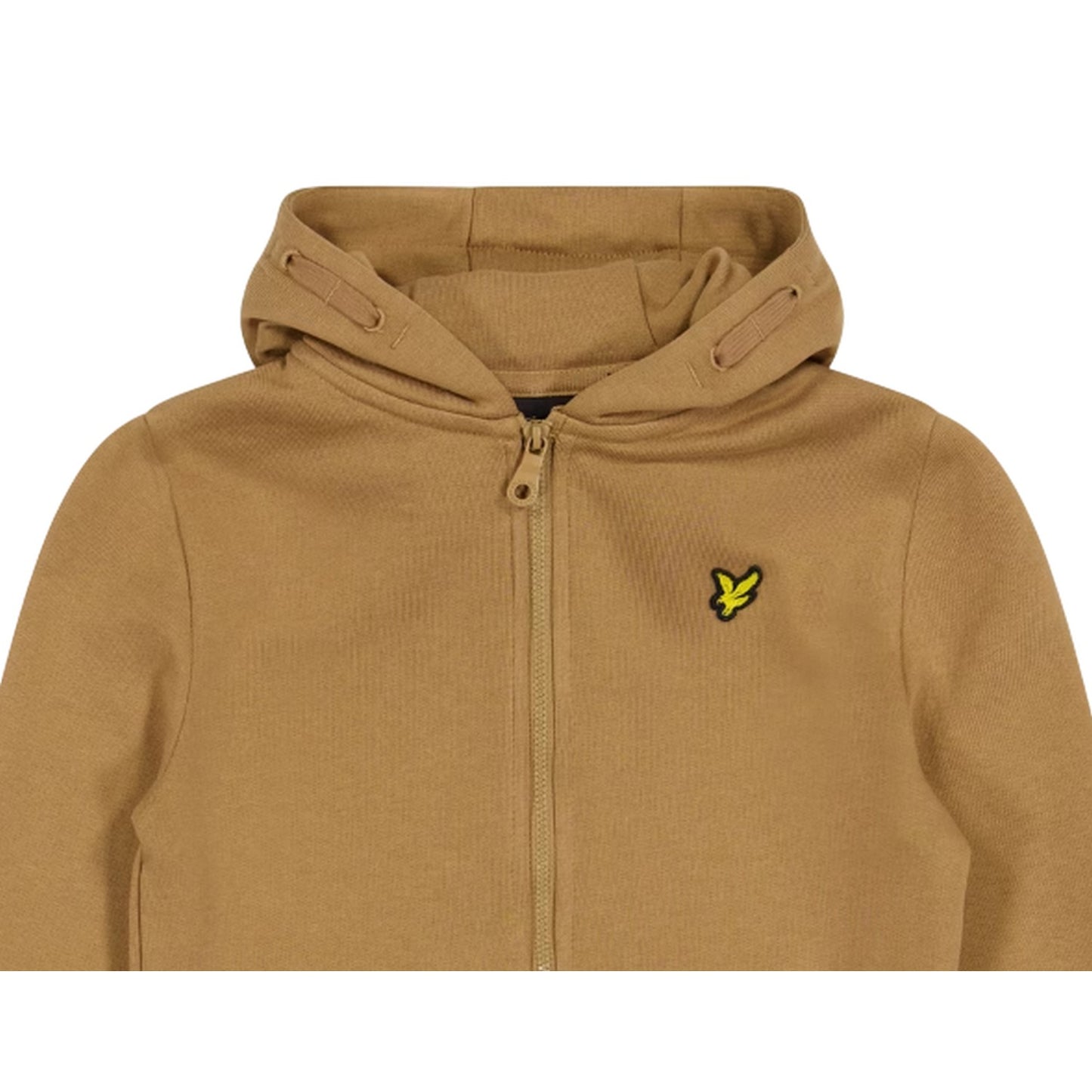 Tigers Eye Print - Side - Lyle & Scott Childrens-Kids Hooded Sweat Jacket