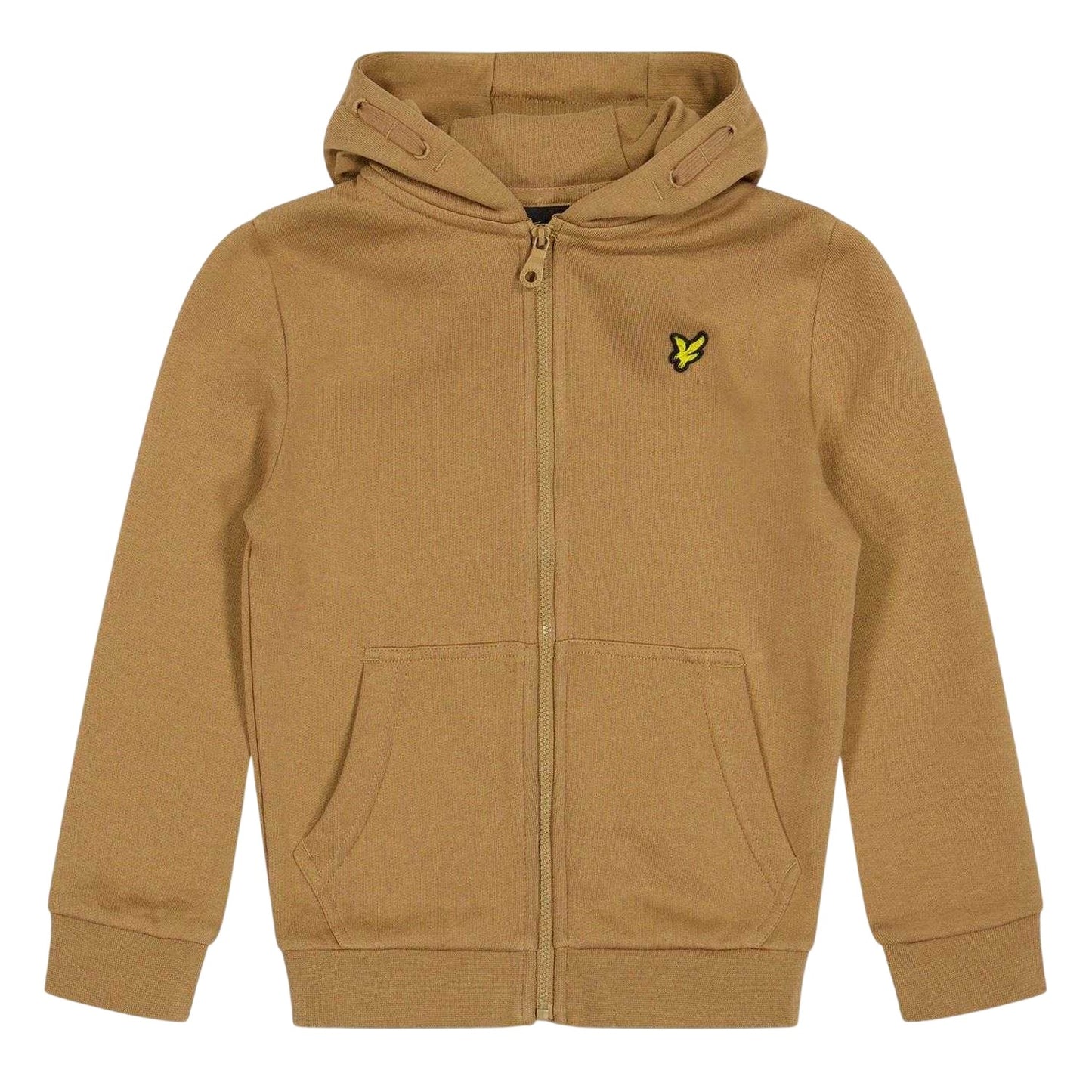 Tigers Eye Print - Front - Lyle & Scott Childrens-Kids Hooded Sweat Jacket