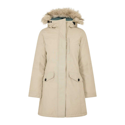 White - Front - Timberland Womens-Ladies Waterproof Parka