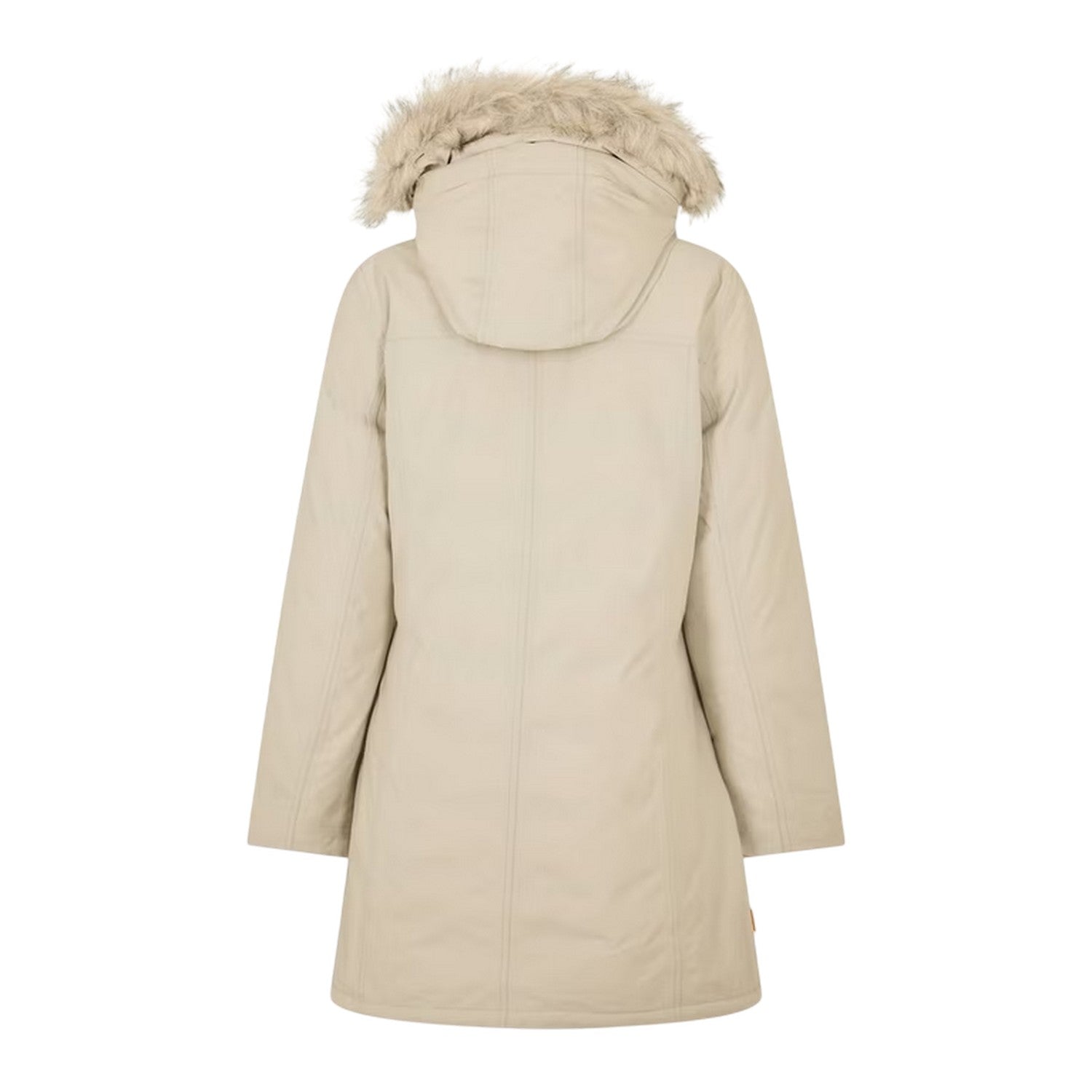 White - Back - Timberland Womens-Ladies Waterproof Parka
