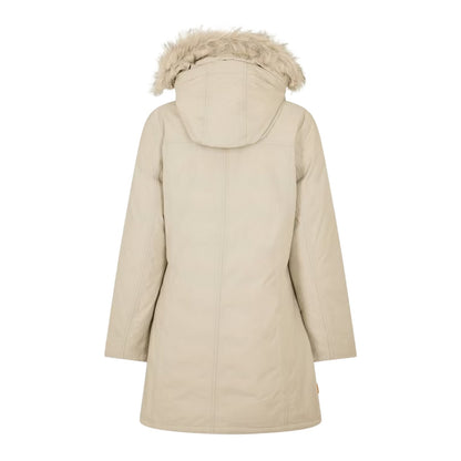 White - Back - Timberland Womens-Ladies Waterproof Parka
