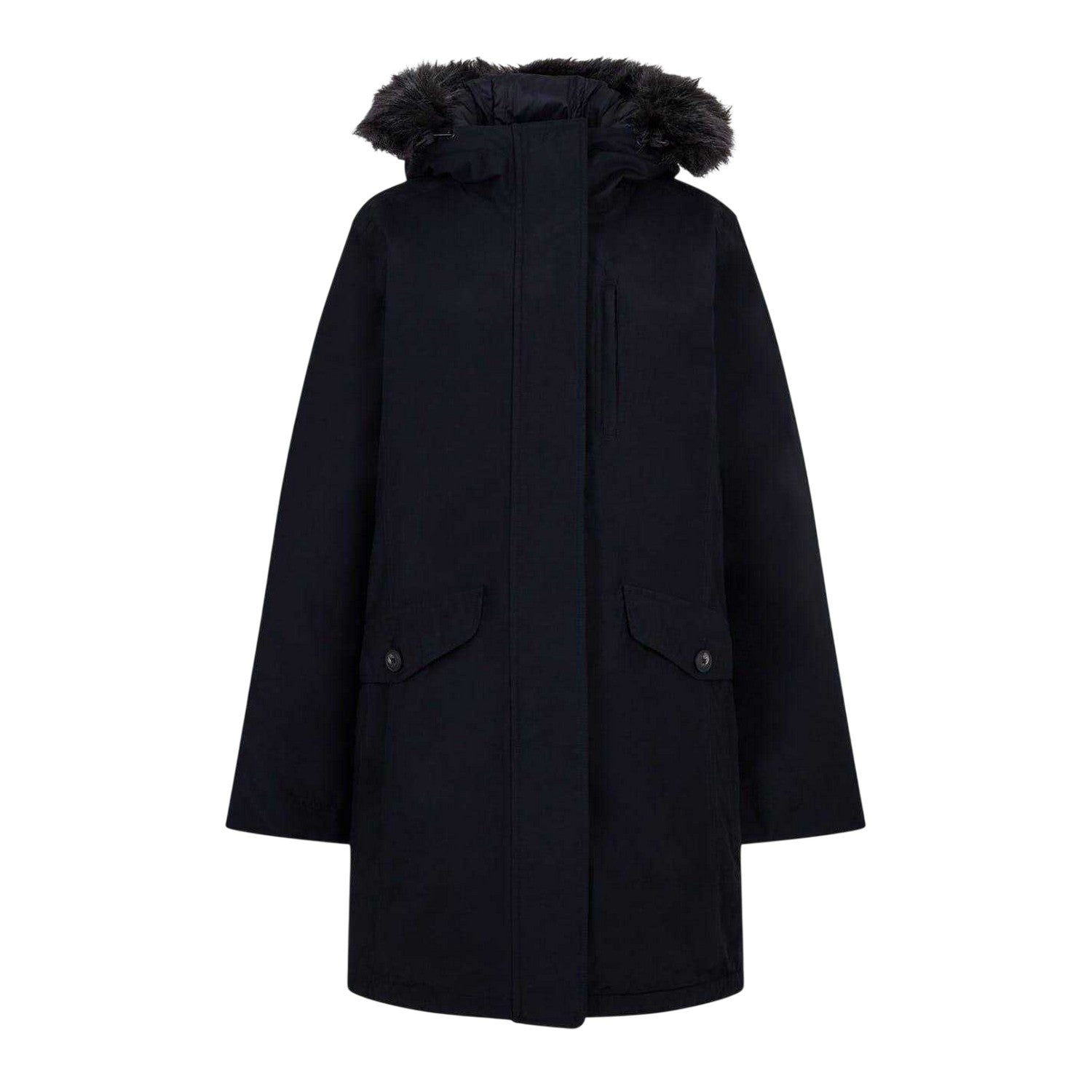 Black - Front - Timberland Womens-Ladies Waterproof Parka