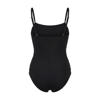 Black - Back - Biba Womens-Ladies Icon Tummy Control One Piece Swimsuit