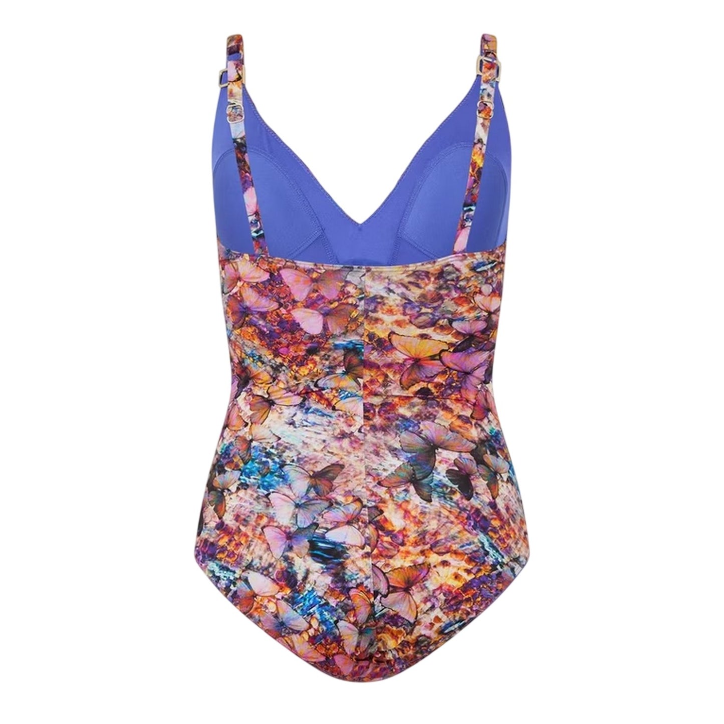 Multicoloured - Back - Biba Womens-Ladies Icon Tummy Control One Piece Swimsuit
