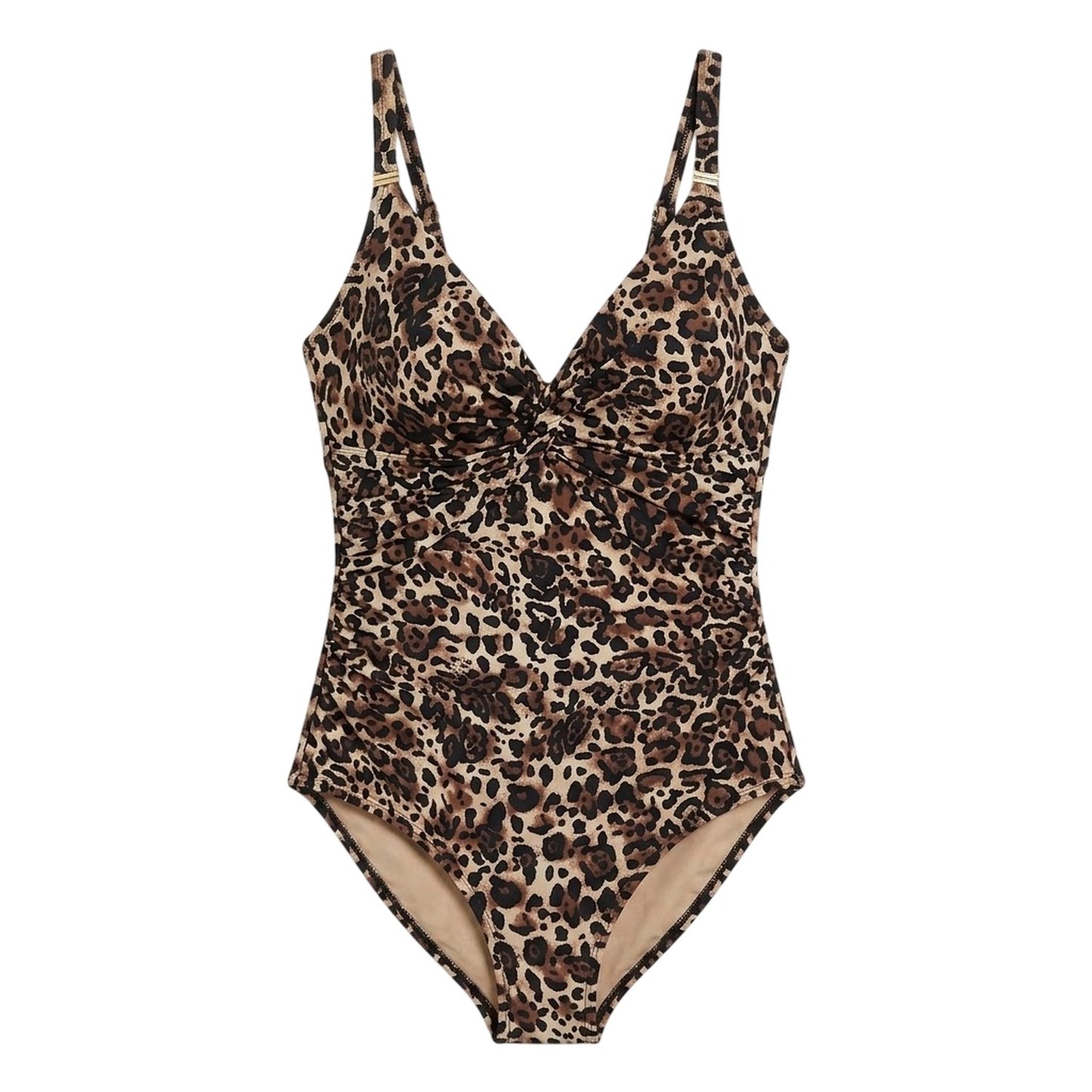 Leopard - Front - Biba Womens-Ladies Icon Tummy Control One Piece Swimsuit