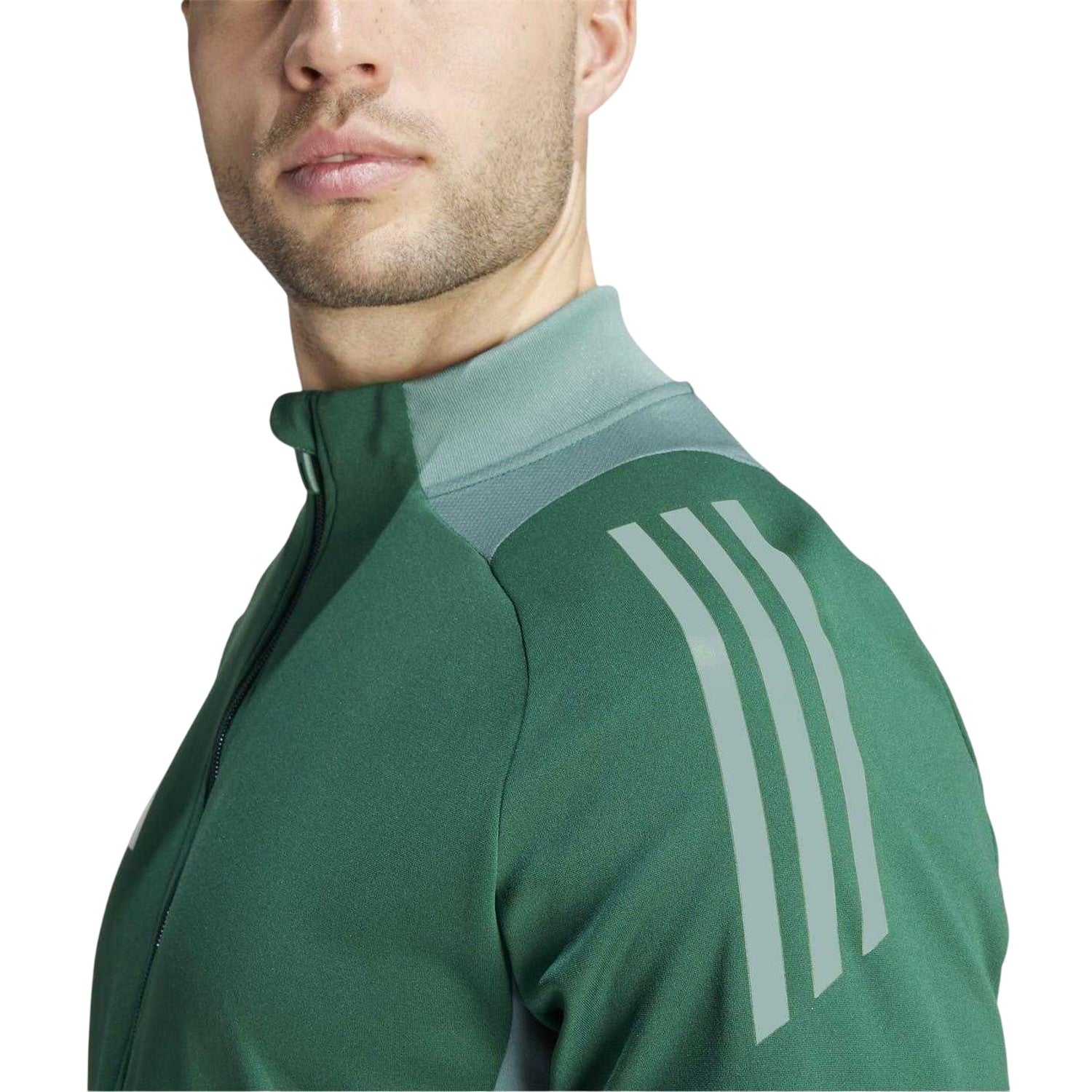 Dark Green - Side - Adidas Mens Tiro 24 Competition Training Track Jacket
