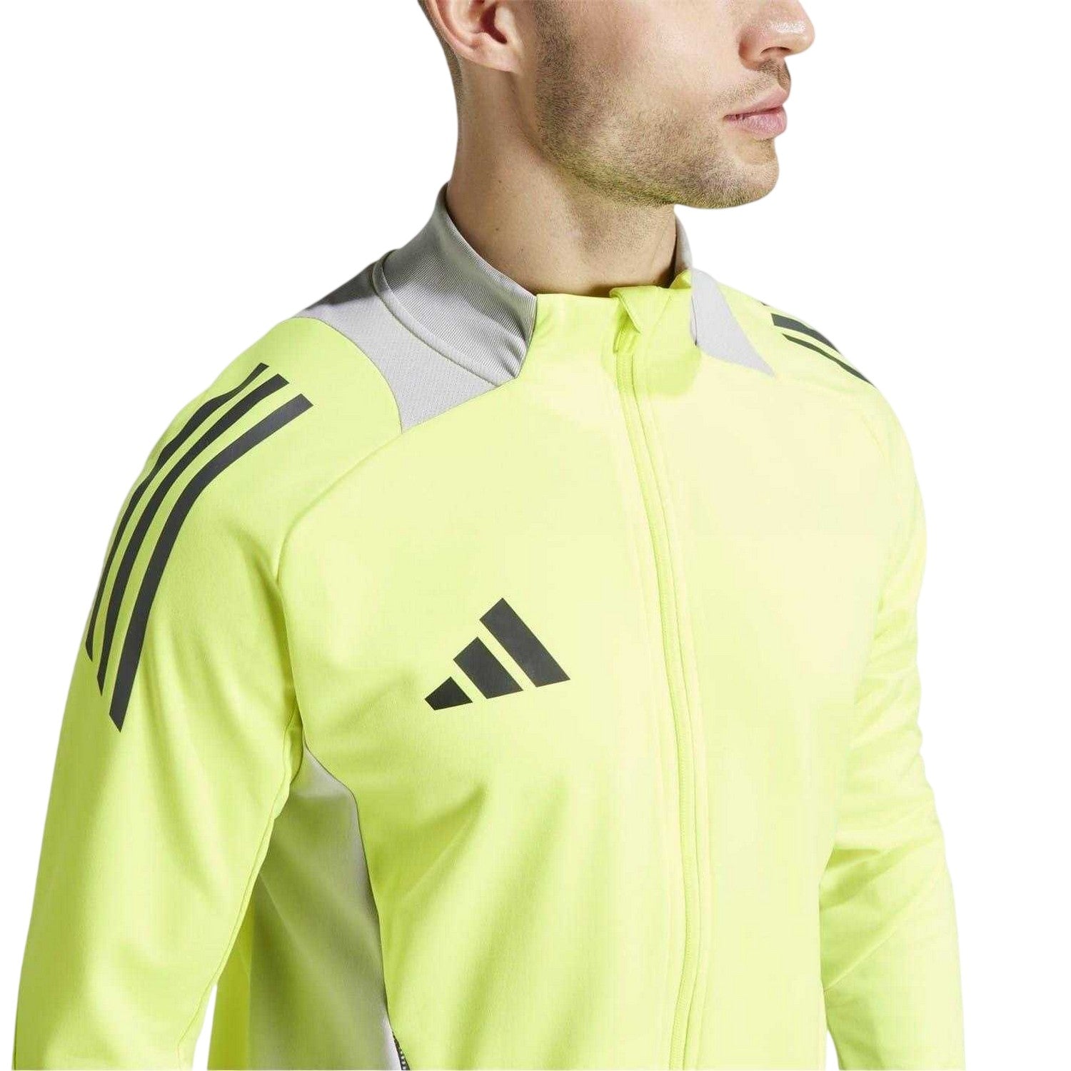 Solar Yellow - Side - Adidas Mens Tiro 24 Competition Training Track Jacket