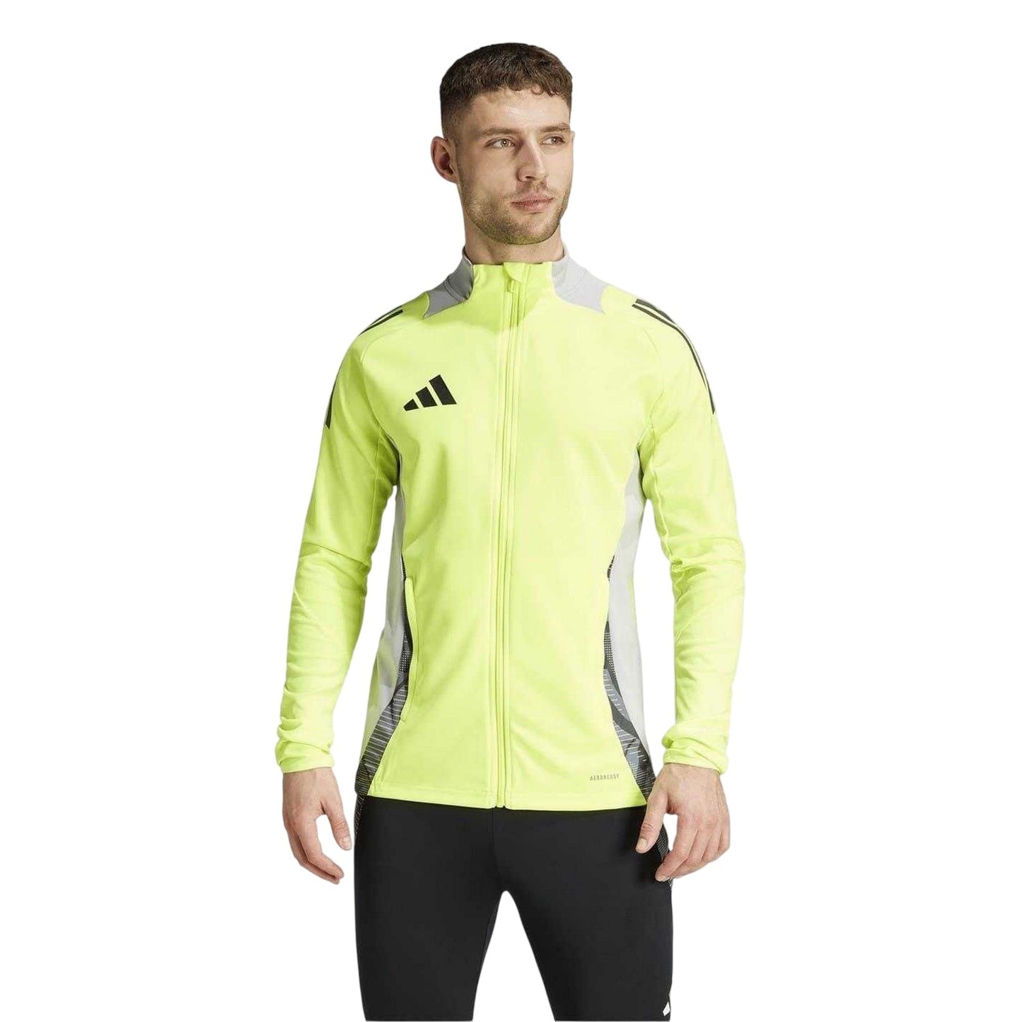 Solar Yellow - Pack Shot - Adidas Mens Tiro 24 Competition Training Track Jacket