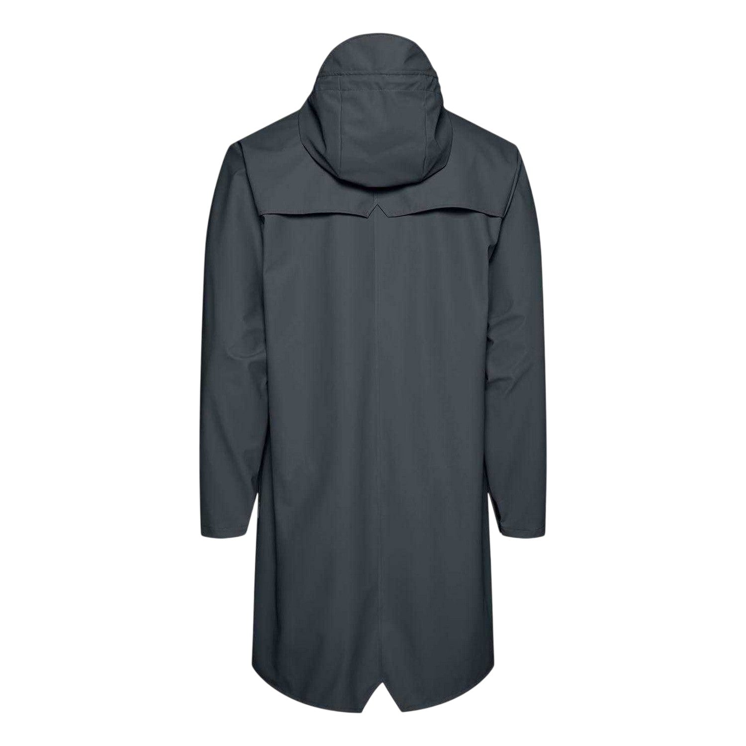 Grey - Back - Rains Unisex Adult Waterproof Anorak