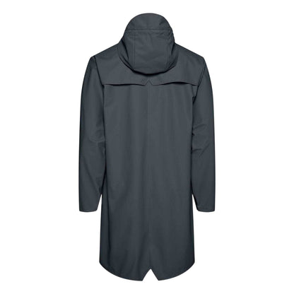 Grey - Back - Rains Unisex Adult Waterproof Anorak
